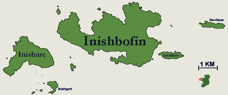 Inishbofin, County Galway - Max Elevation 81M