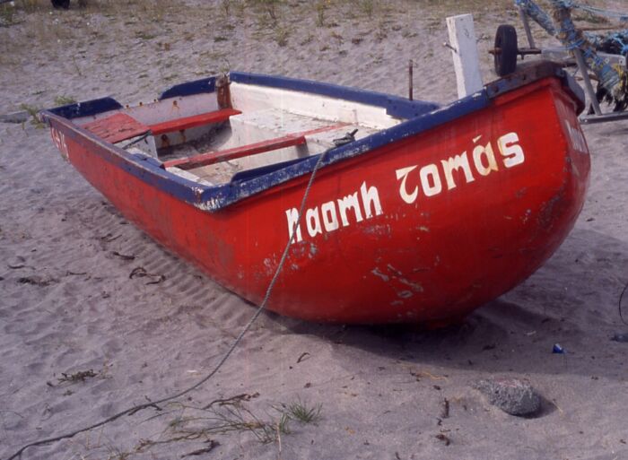 A GRP 'fibreglass' currach