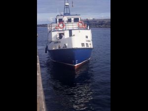 The Ferry from Doolin on the mainland