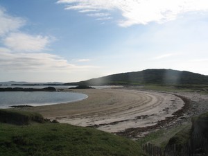 InishLyon seen from the sheltered beach at Knock