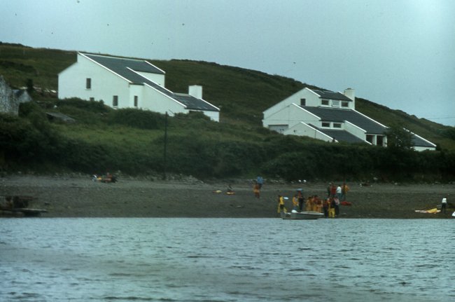 The Glenans Sailing Club buildings on Collanmore Island