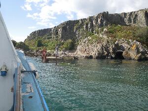 Copeland Islands - arriving at the East Landing