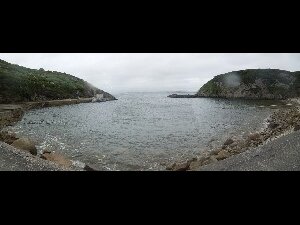 rainn Mhir - sheltered harbour on the north east side of the island