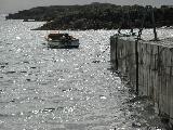 The pier at the north end of the Cruit opposite Owey Island
