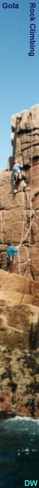 Rock Climbing on Gola