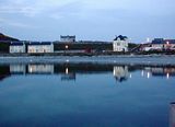 A view of part of the island's harbour at Church Bay