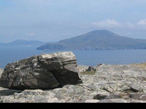 A view of Clare Island to the north of InishTurk